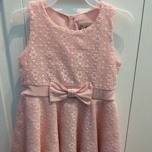 Light Pink Lace Dress, Size 24 months